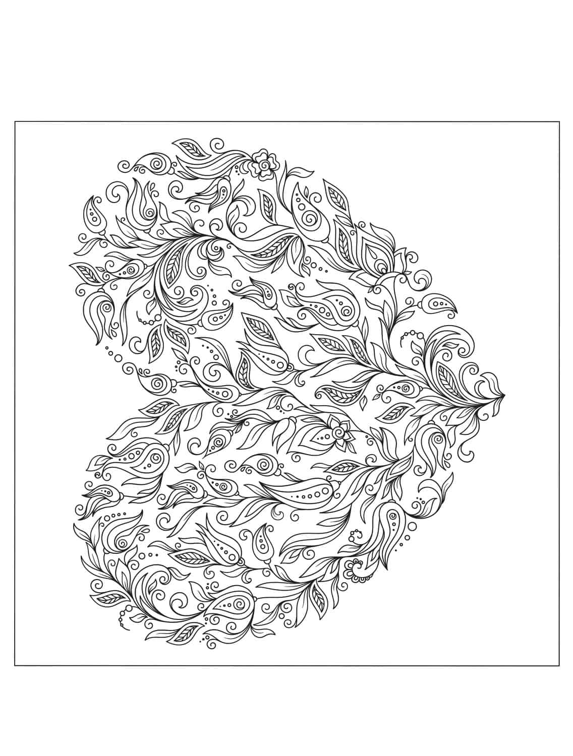 valentine coloring pages for adults to print - photo #3
