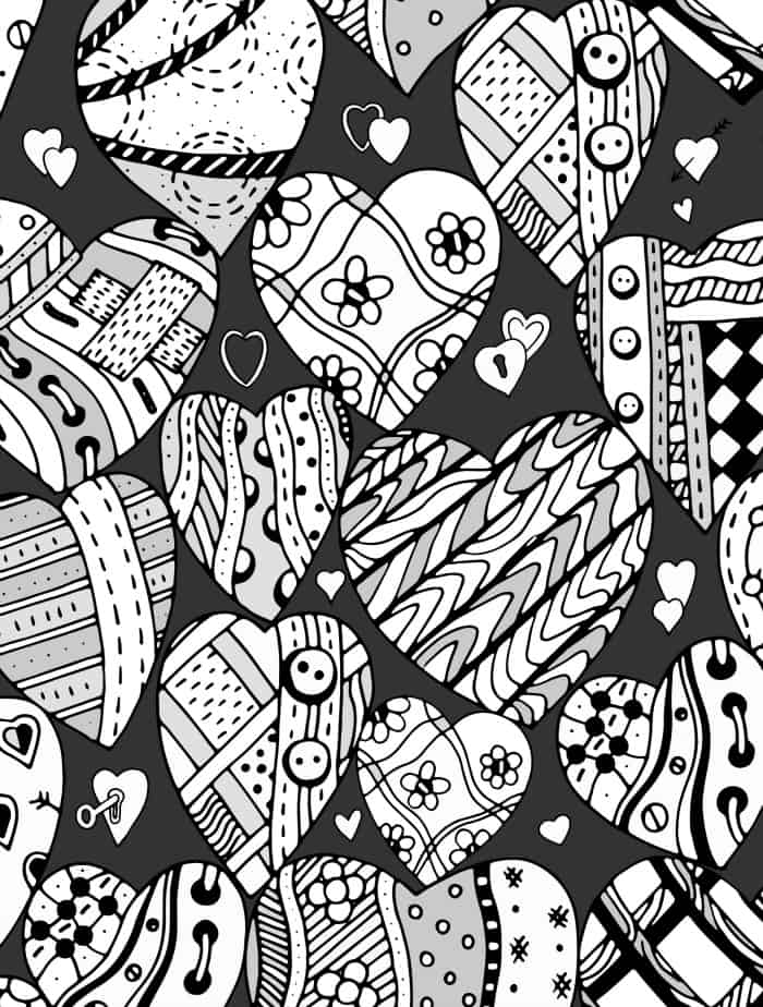 valentine coloring pages printable adult - photo #48