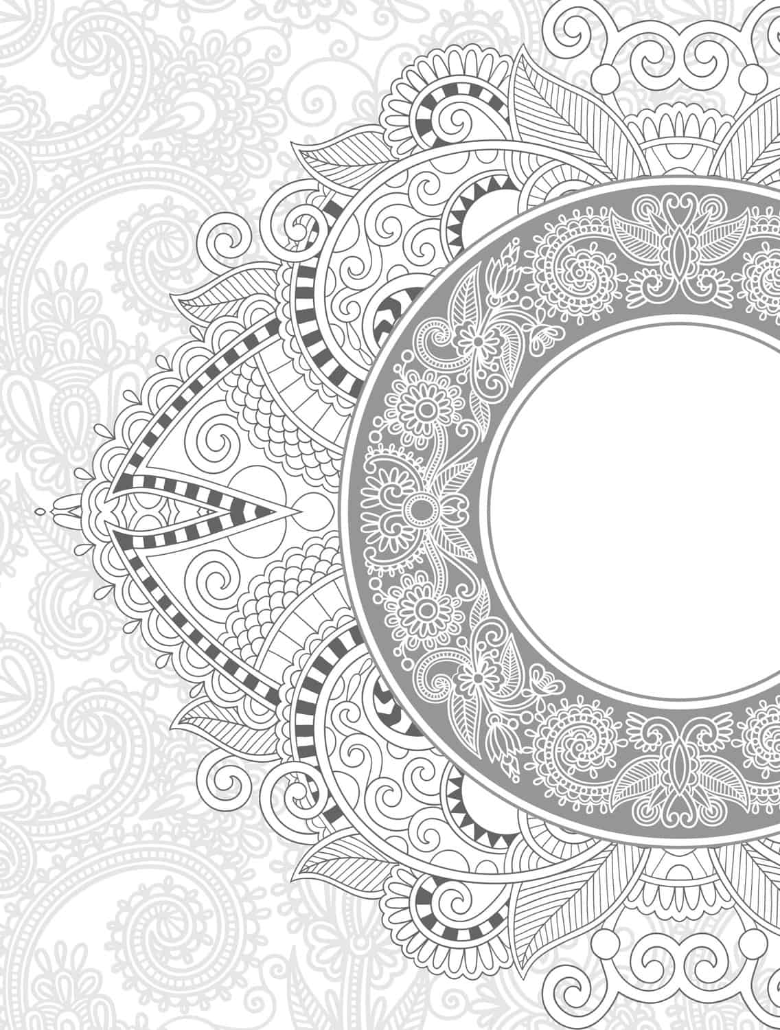 paisley coloring pages for free - photo #32