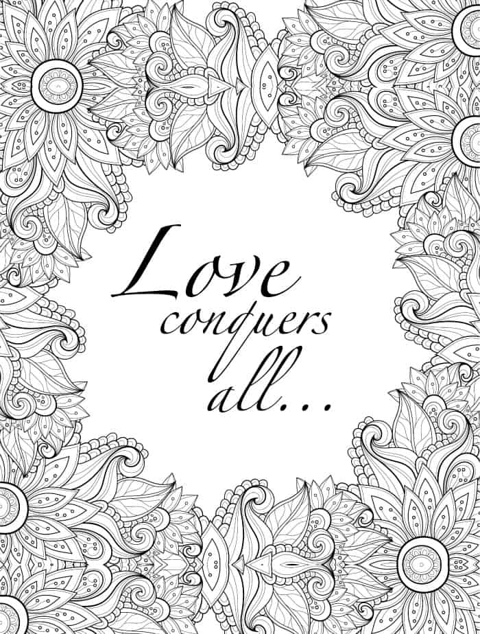 valentine day coloring pages for adults - photo #22