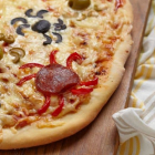 Easy Halloween Spider Pizza