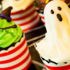 Easy Ghost Cupcakes {eggless and dairy-free}
