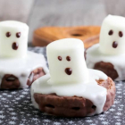 Easy Melted Ghost Cookies for Halloween
