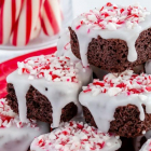 Peppermint Brownie Bites {Egg-free and Dairy-Free}