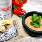 5-Minute Salsa Fresca and the Dunkin' Donuts GranDDe Burrito {and a Giveaway!}