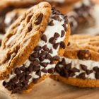 Vegan and Gluten-Free Chocolate Chip Cookie Ice Cream Sandwiches
