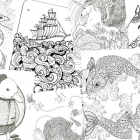 18 Absurdly Whimsical Adult Coloring Pages