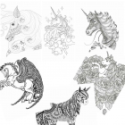 11 Free Printable Unicorn Coloring Pages for Adults