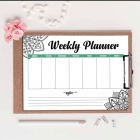 Free Printable Mandala Weekly Planner