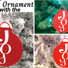 Joy Bell Ornament Made with the Cricut Machine
