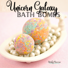 Easy Unicorn Galaxy Bath Bombs Recipe