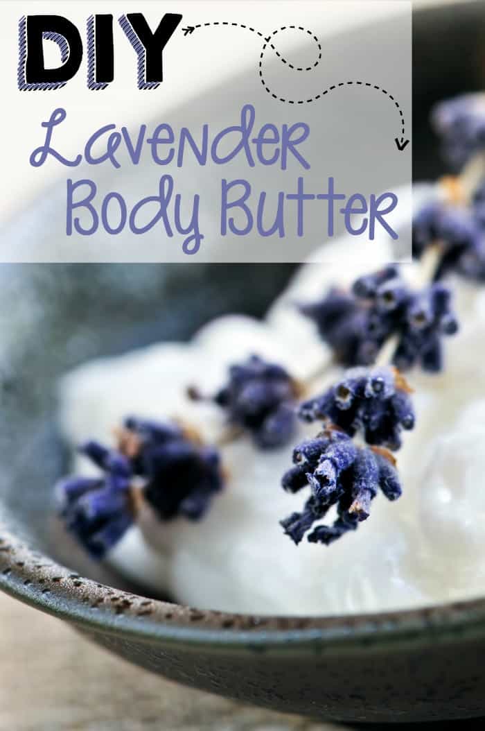 Awesome dry skin relief right at home DIY Lavender Body Butter recipe