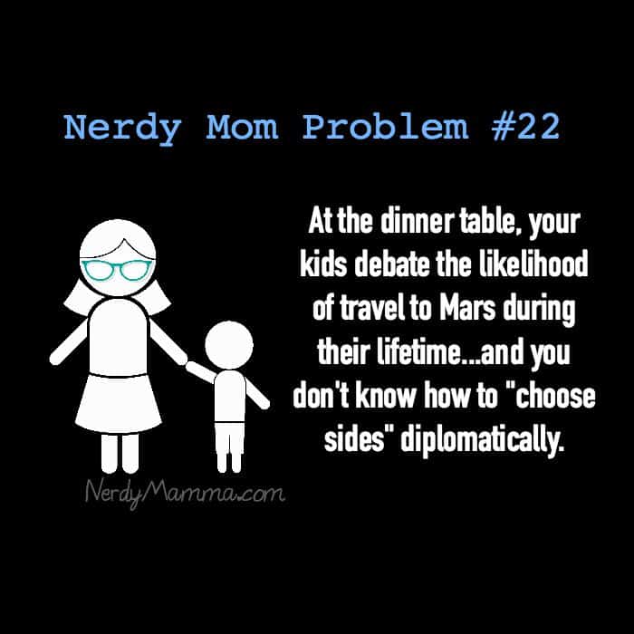 Nerdy Mom Problem 22 - Mars