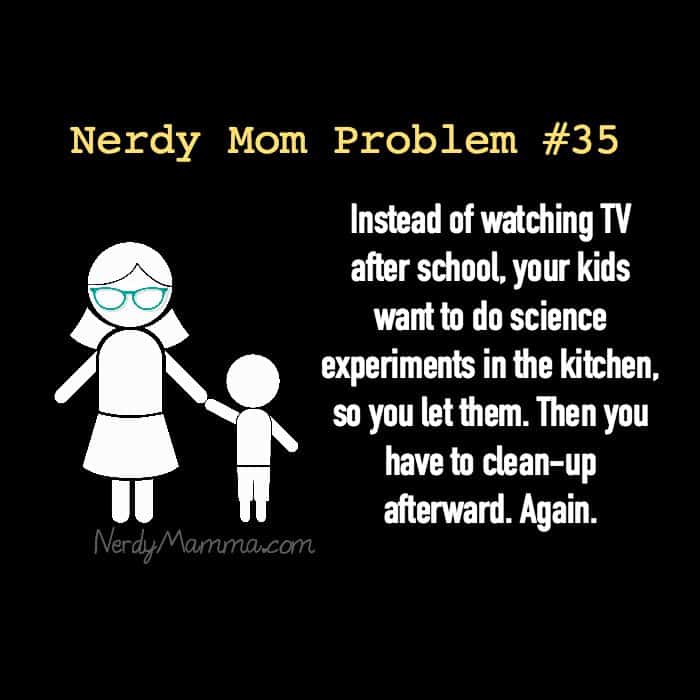 Nerdy Mom Problem 35 - TV vs Experiments
