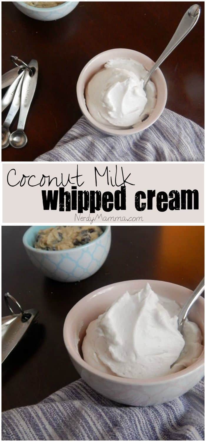 This is such an easy and delicious recipe for vegan whipped cream! LOVE!