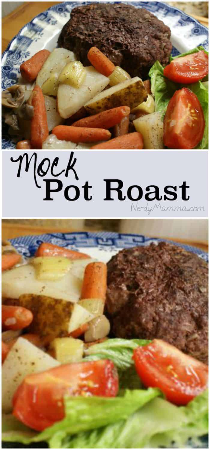 This mock roast recipe is so easy and the kids really love it. Great alternative to a regular pot roast.