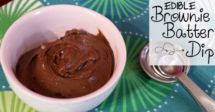I've heard of edible cake batter, but this recipe for edible brownie batter is amazing. Gluten-free, eggless, dairy-free...it hits all the good places!