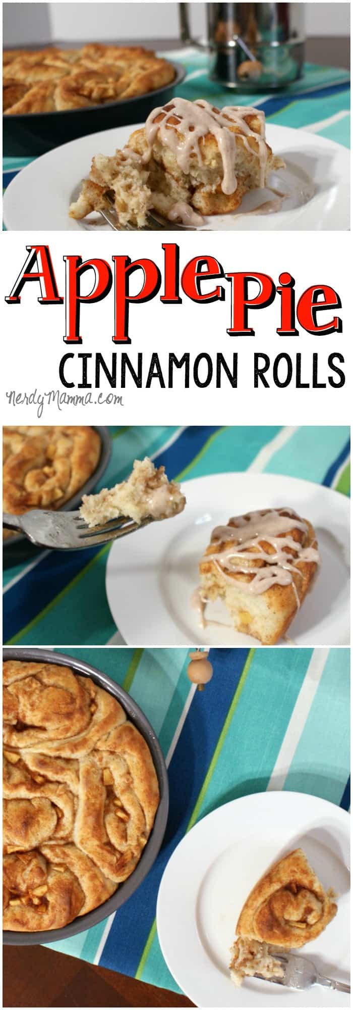 There are no words to describe how wonderful these egg-free and dairy-free Apple Pie Cinnamon Rolls are. They're the best dessert--oops, I mean Breakfast, ever. LOL!