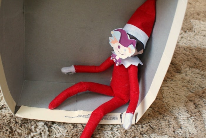 elf on the shelf as jack in the box