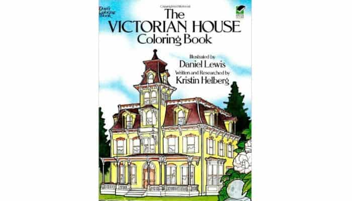 adult coloring books with houses