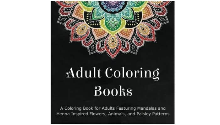 coloring books for adults that are under $10