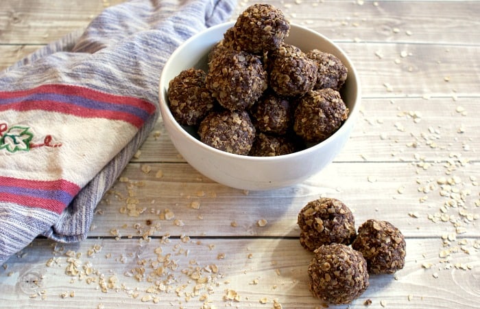 dairy-free chocolate breakfast balls recipe feature