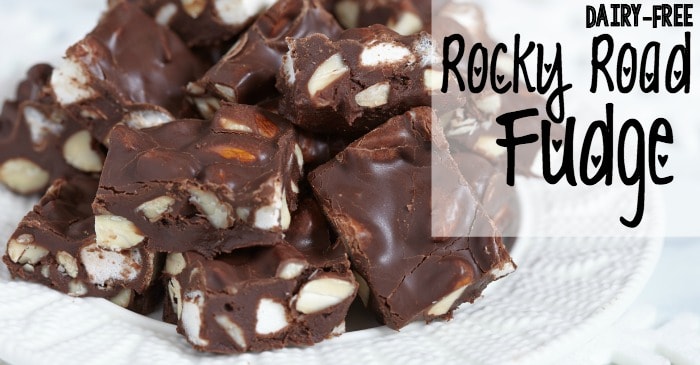 recipe for rocky road fudge without dairy fb