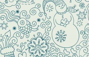 10 Free Printable Holiday Adult Coloring Pages
