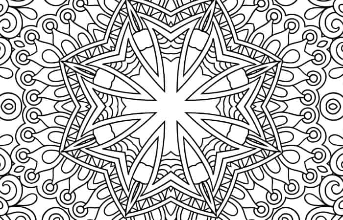very pretty coloring page for adults small