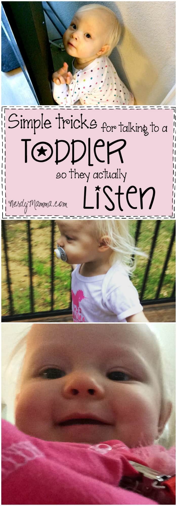 I ABSOLUTELY love these simple tricks for talking to a toddler so they actually listen...I mean, so easy, but GENIUS!