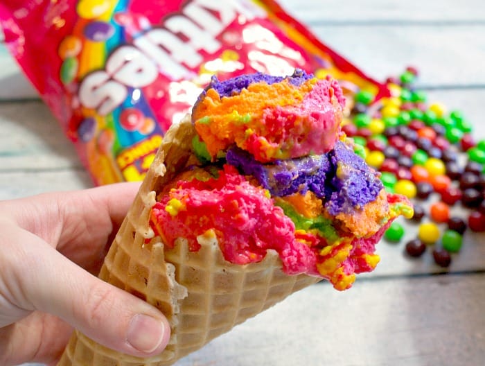 dairy-free rainbow ice cream hero