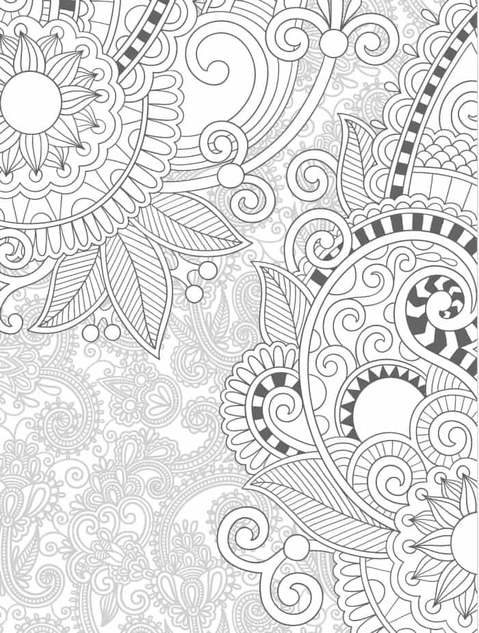 floral free printable coloring pages for adults web