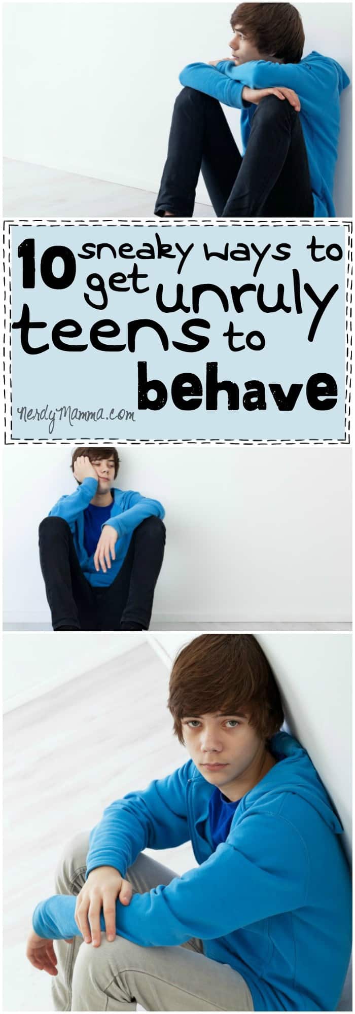 I love these tips on how to get teens to behave. Especially #10. Kinda funny.2