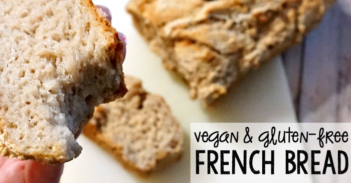 easy recipe for gluten-free and vegan french bread fb