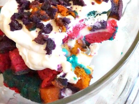 Gluten Free Vegan Rainbow Trifle Nerdy Mamma