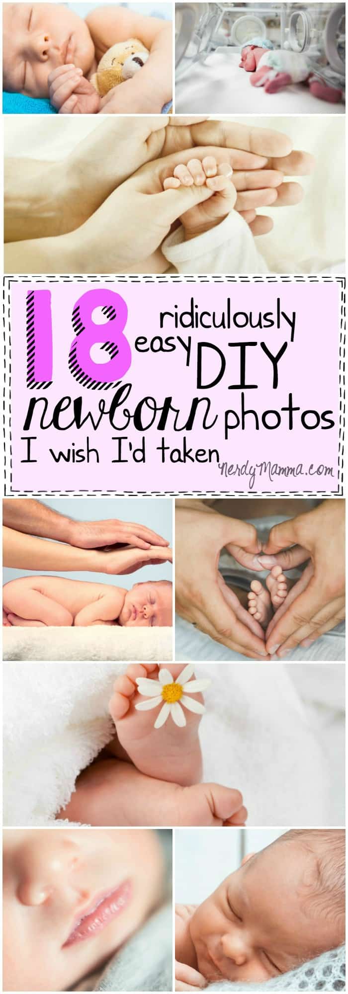 I love these easy ideas for taking baby photos at home! I wish I'd done every one of them, too!