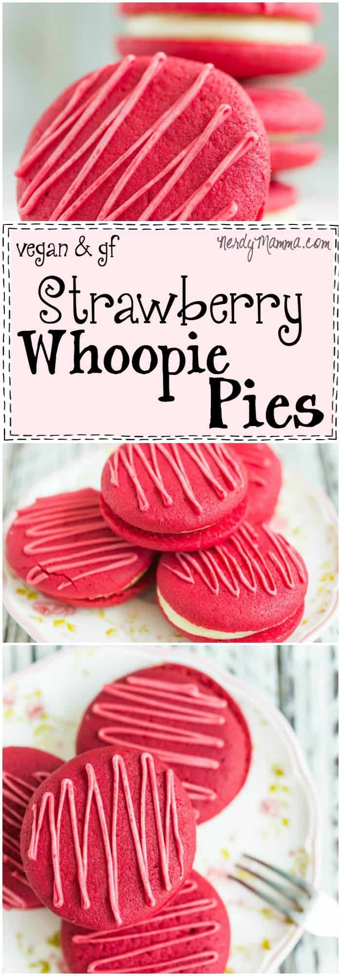 This recipe for gluten-free whoopie pies is so simple! And the strawberry Awesome. I love it--and can't wait to do this for the kids!
