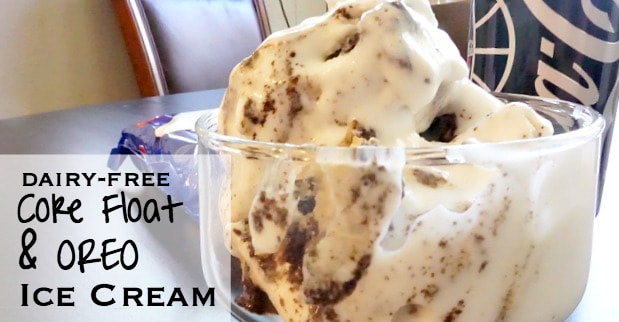 dairy-free coke float & oreo ice cream fb