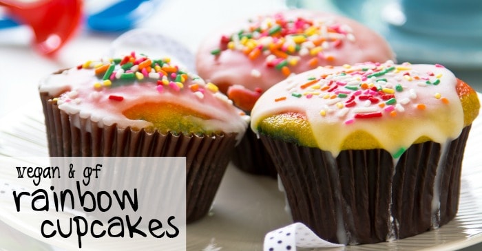easy vegan and gluten-free rainbow cupcakes fb