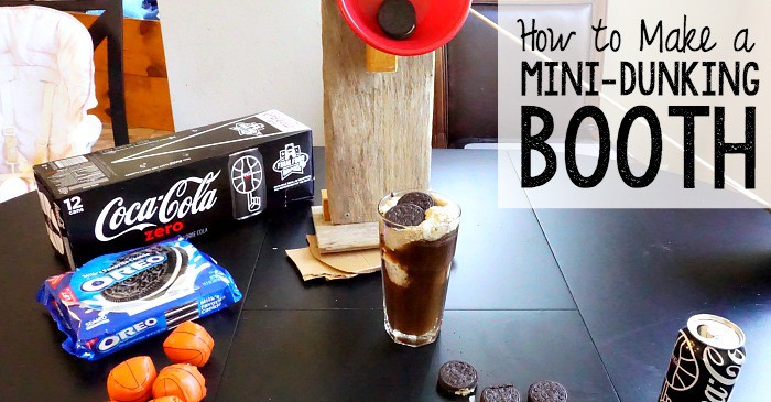 how to make a mini-dunking booth fb