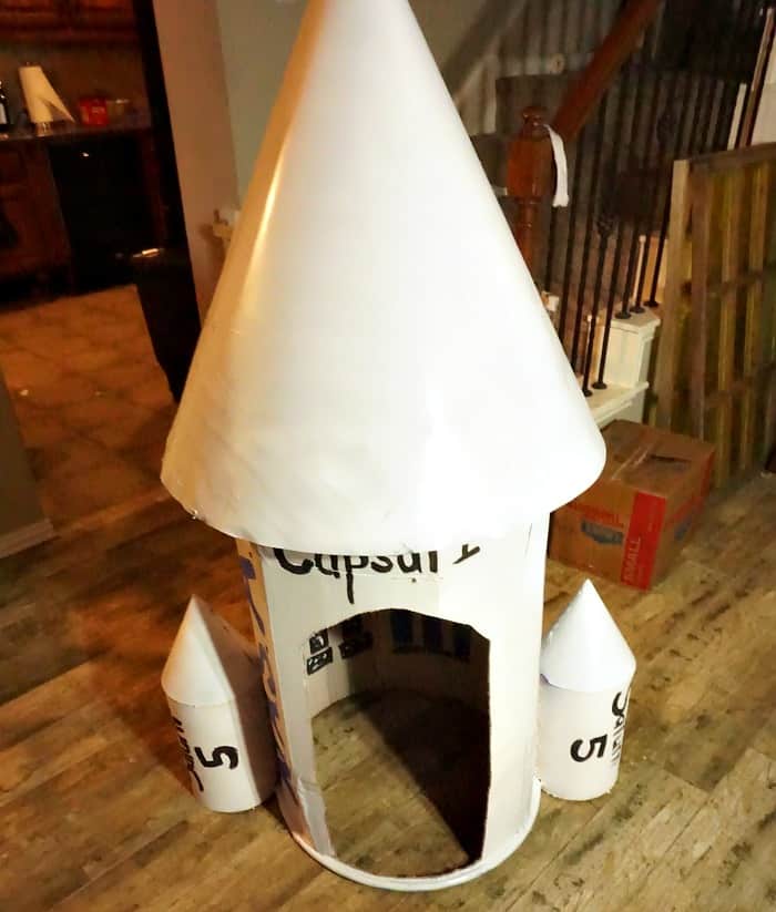 how to make a rocket ship from cardboard random