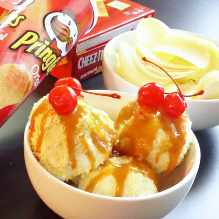 how to make un-fried ice cream with dairy-free ice cream sq