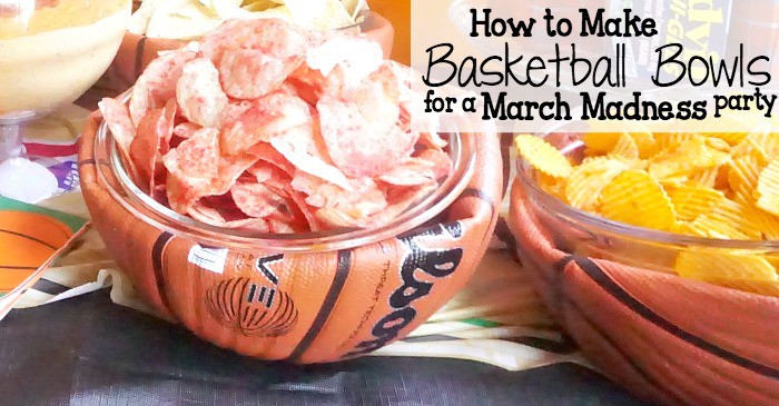 tutorial for making a bowl from a basketball for a party fb