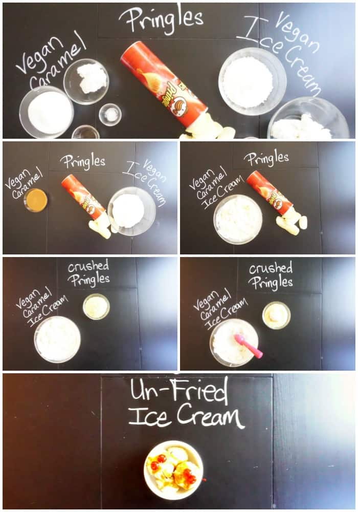 tutorial for making un-fried ice cream with chips tutorial