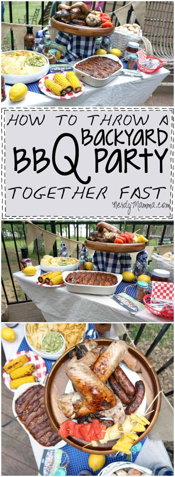 These tips for a Backyard BBQ Party--genius! I mean, I didn't realize it was so easy. I might just have to do this the next time I'm in need of a cookout!