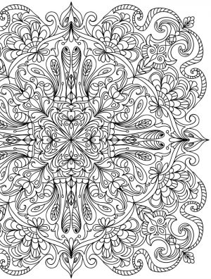 15 CRAZY Busy Coloring Pages for Adults - Nerdy Mamma