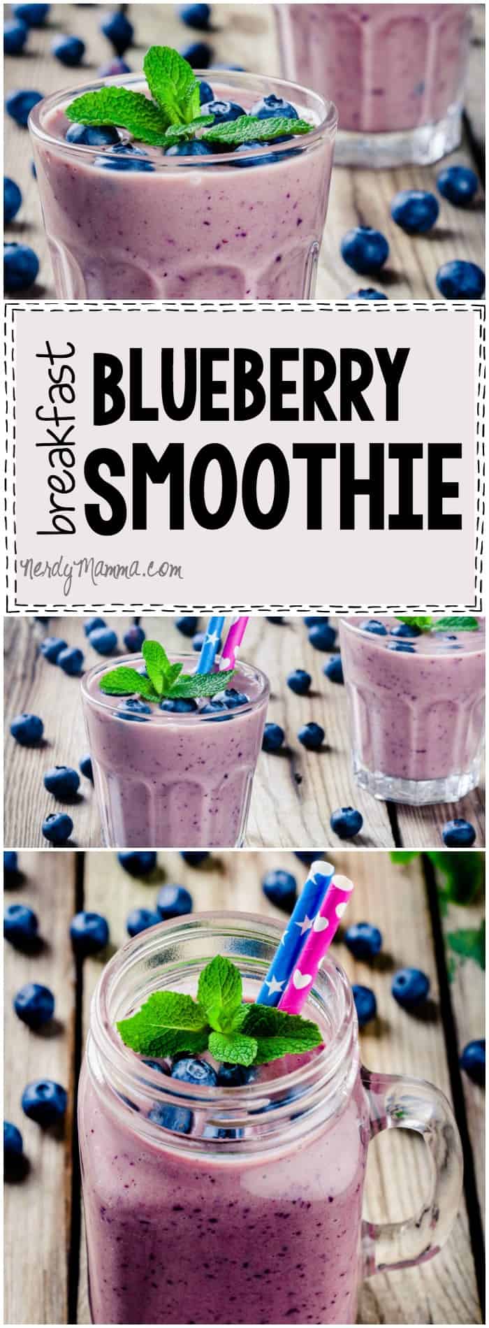 Mmmm...a blueberry breakfast smoothie that's dairy-free, vegan, gluten-free, and fast Yes, please! I love it!