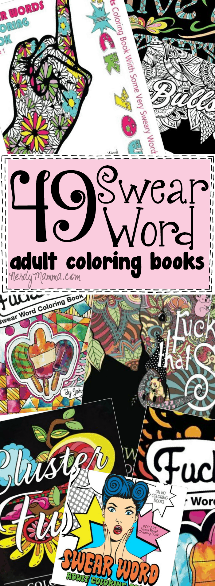 OMG! I can't stop giggling. This is so funny--there are 49 Swear Word adult coloring books! Love. This. LOL!