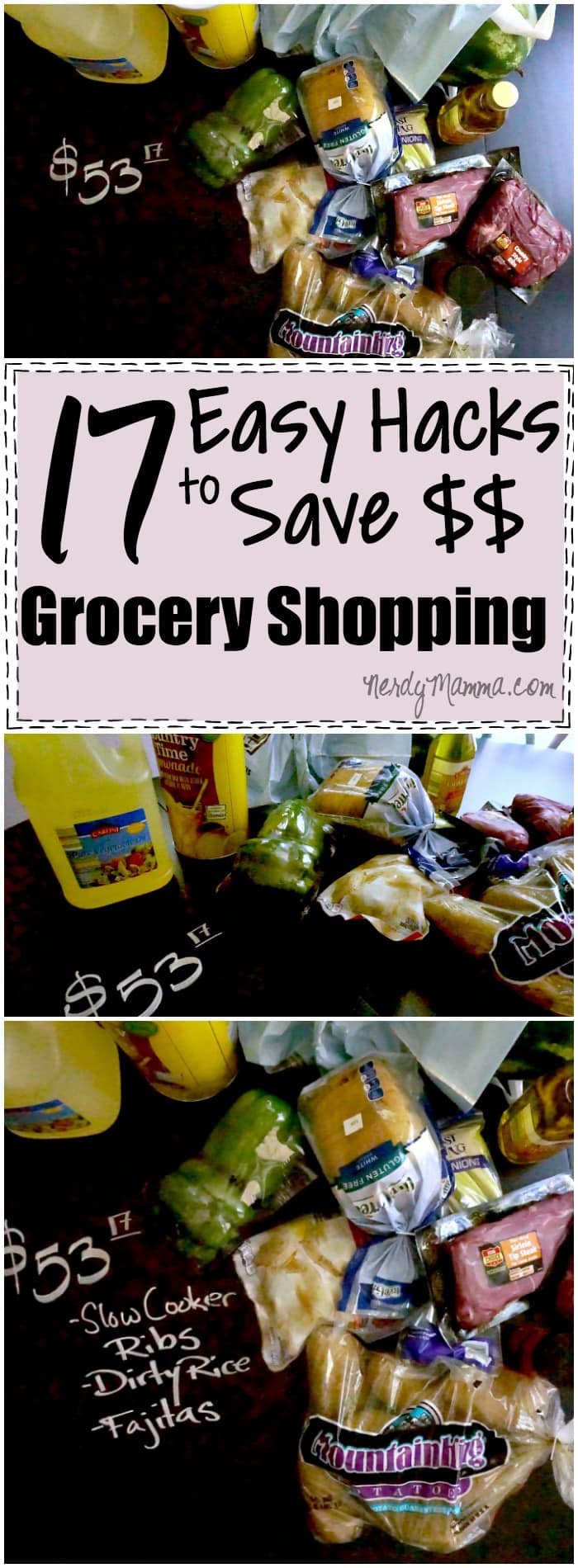 These 17 easy hacks for saving money when you're grocery shopping Brilliant. Just brilliant.