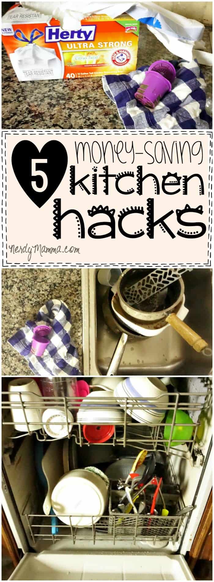 These 5 Money-Saving Kitchen Hacks are so simple. I love tricks and tips like this--especially when they can save me SO MUCH! LOL!